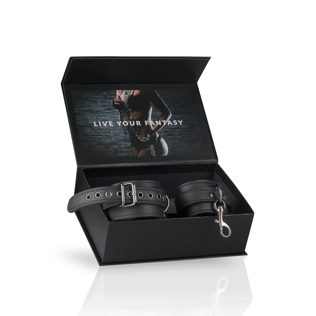 Fetish Collection Ankle Cuffs Black V1055-7XK45794102182