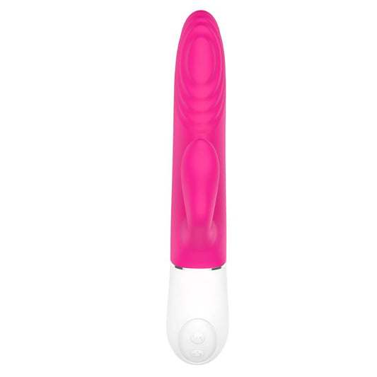 S-Hande Lighter Thrusting Rabbit Vibrator Pink - Pink V1055-7ZT45891100019