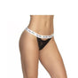 Mapale Lace Keyhole V Back Pantie Black V1055-7ZT45891100072