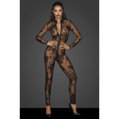 Noir Long Tulle Overall W 3 Way Zipper V1055-7ZT45891100088