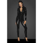 Noir Long Button Up Pvc Overall V1055-7ZT45891100089