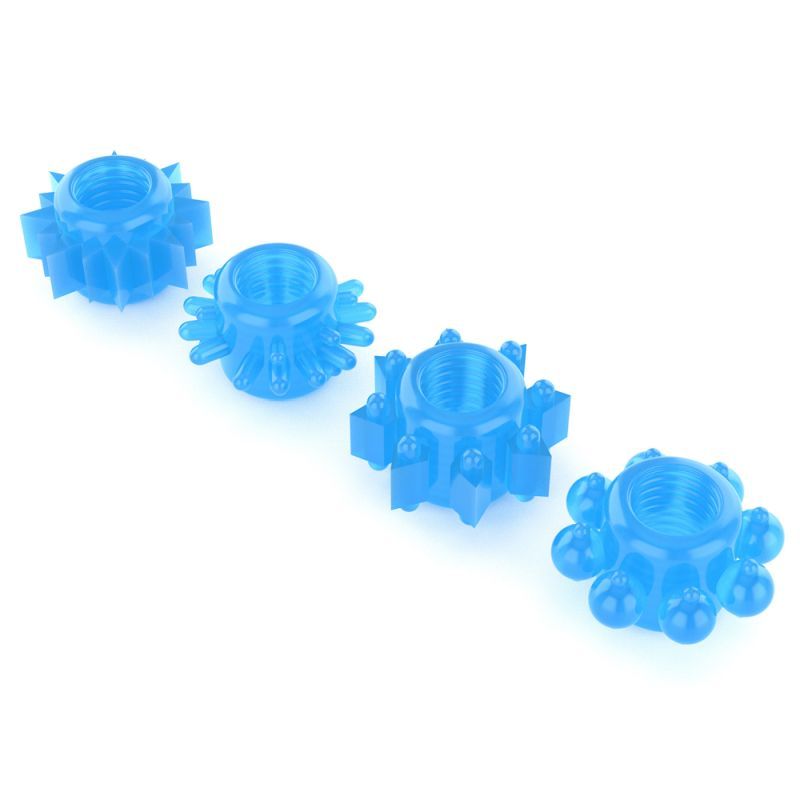 Lovetoy Lumino Play Penis Rings 4 Pc V1055-7ZT45891100121