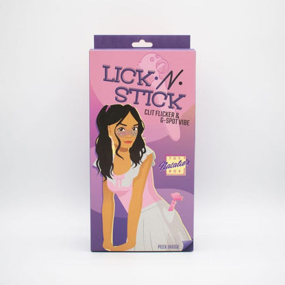 Lifestyles Lick N' Stick Clit Flicker G Spot Vibrator V1055-7ZT45891100192