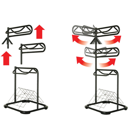Samland Heavy Duty Three Tier Rotable Saddle Stand Saddle Rack V1060-105-21522