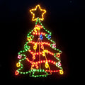 Samland Christmas Tree Motif Rope Light Large 118cm Height V1060-11075