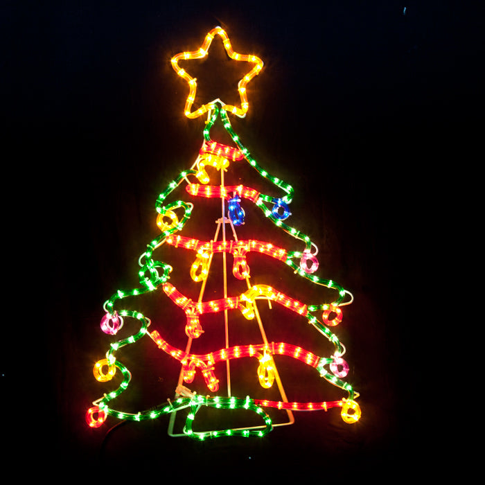 Samland Christmas Tree Motif Rope Light Large 118cm Height V1060-11075
