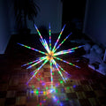 Samland 160 Led Blast Ice Star Ball Christmas Light Decoration Multi Colour Rgby V1060-160-BALL-MULTI