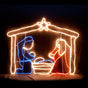Samland LED NATIVITY SCENE CHRISTMAS MOTIF ROPE LIGHT DISPLAY V1060-16016