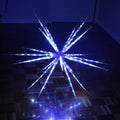 Samland 160 LED Blast Ice Star Ball Christmas Light Decoration in Blue & White V1060-160BALL-BW