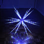 Samland 160 LED Blast Ice Star Ball Christmas Light Decoration in Blue & White V1060-160BALL-BW
