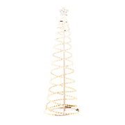 Samland Led 185cm Spiral Rope Light Christmas Tree Star Motif Warm White V1060-17003