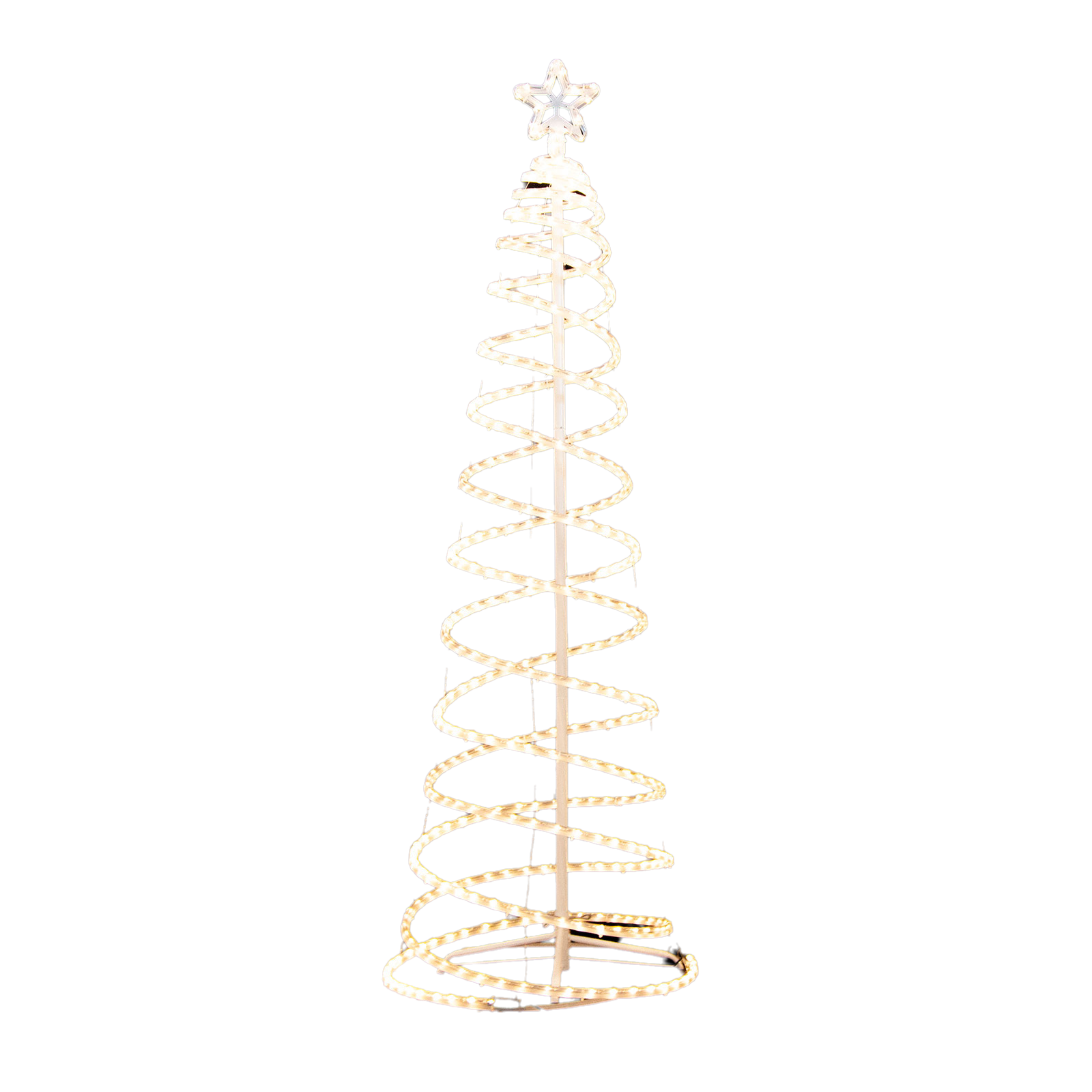 Samland Led 185cm Spiral Rope Light Christmas Tree Star Motif Warm White V1060-17003