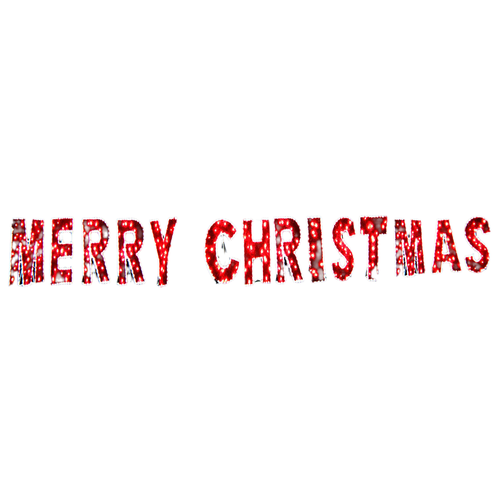 Samland Merry Christmas Commercial Led Light and Garland Display V1060-17025