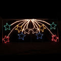 Samland Led Animated 10 Stars Motif Rope Light for Christmas 2.2m V1060-20016