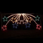 Samland Led Animated 10 Stars Motif Rope Light for Christmas 2.2m V1060-20016