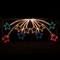 Samland Led Animated 10 Stars Motif Rope Light for Christmas 2.2m V1060-20016
