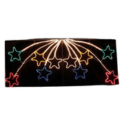 Samland Led Animated 10 Stars Motif Rope Light for Christmas 2.2m V1060-20016