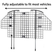 Samland Universal Pet Barrier Fence for Car Van 4WD Vehicles Duty Wire Mesh Car Guard V1060-21651