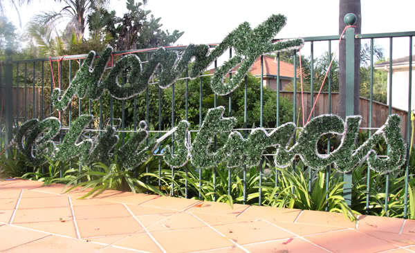 Samland 5.5m Merry Christmas Sign Led Rope Light Commercial V1060-27060