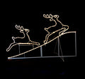 Samland Animated Running up Reindeer Rope Light for Christmas Decoration V1060-8030