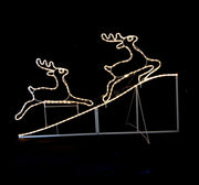 Samland Animated Running up Reindeer Rope Light for Christmas Decoration V1060-8030