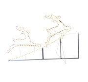 Samland Animated Running up Reindeer Rope Light for Christmas Decoration V1060-8030