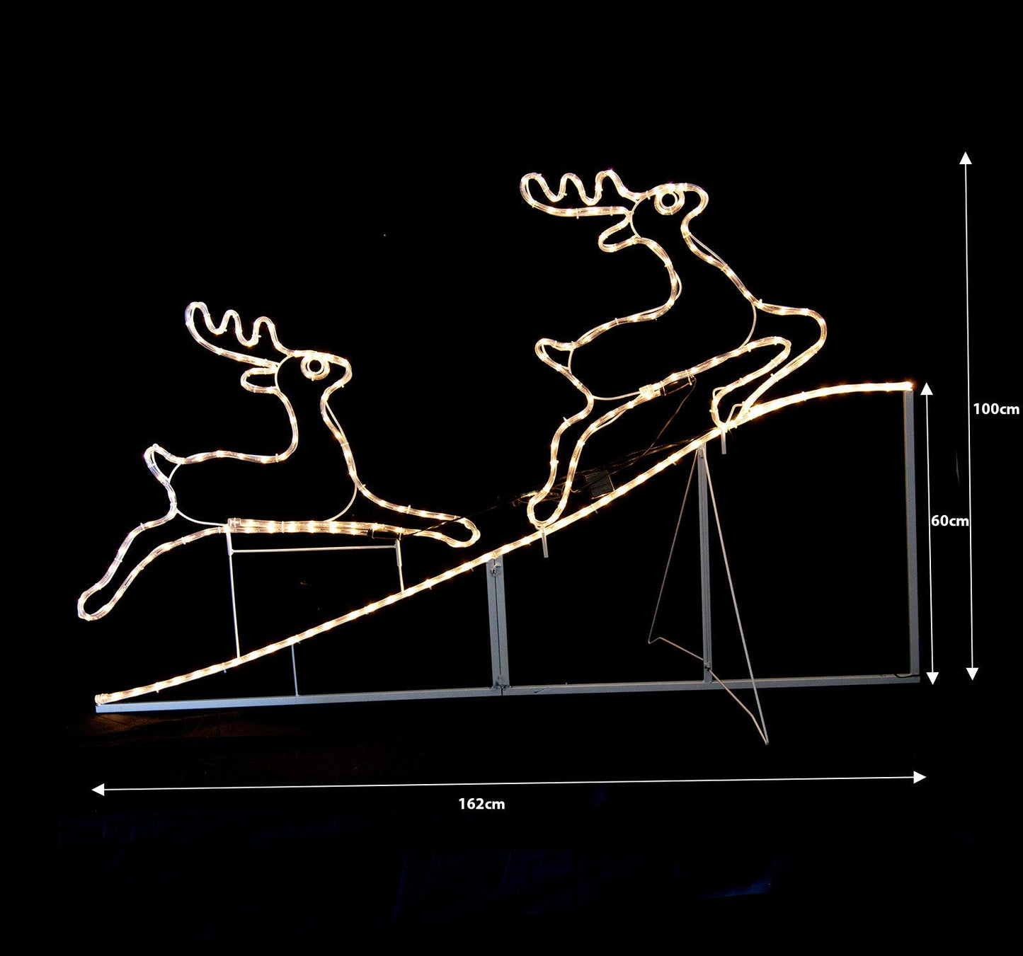 Samland Animated Running up Reindeer Rope Light for Christmas Decoration V1060-8030