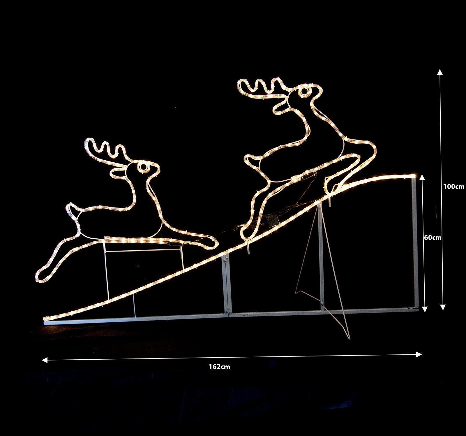 Samland Animated Running up Reindeer Rope Light for Christmas Decoration V1060-8030