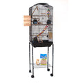 Samland Dome Top High Bird Cage on Stand with Play Toys Black V1060-88703_B