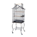 Samland BIRD PARROT CAGE WITH STAND COCKATIEL AMAZON AFRICAN GREY CAIQUE CONURE BLACK V1060-934_B