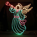 Samland LED ANIMATED CHRISTMAS ANGEL SOUNDING TRUMPET MOTIF ROPE LIGHT V1060-ANGEL
