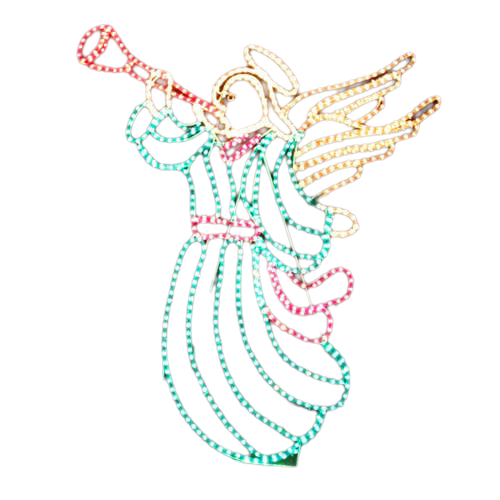Samland LED ANIMATED CHRISTMAS ANGEL SOUNDING TRUMPET MOTIF ROPE LIGHT V1060-ANGEL