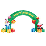 Samland 5x3M INFLATABLE CHRISTMAS ARCH WITH SANTA SNOW MAN AND LED LIGHT V1060-AR500