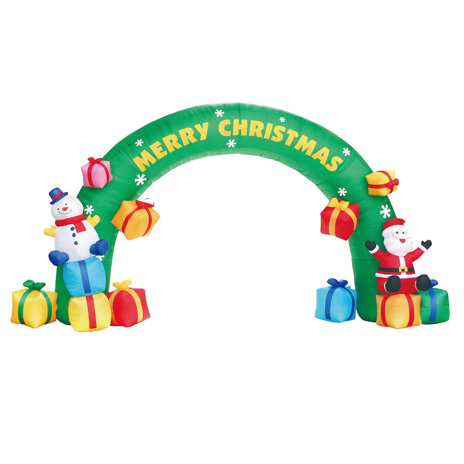 Samland 5x3M INFLATABLE CHRISTMAS ARCH WITH SANTA SNOW MAN AND LED LIGHT V1060-AR500