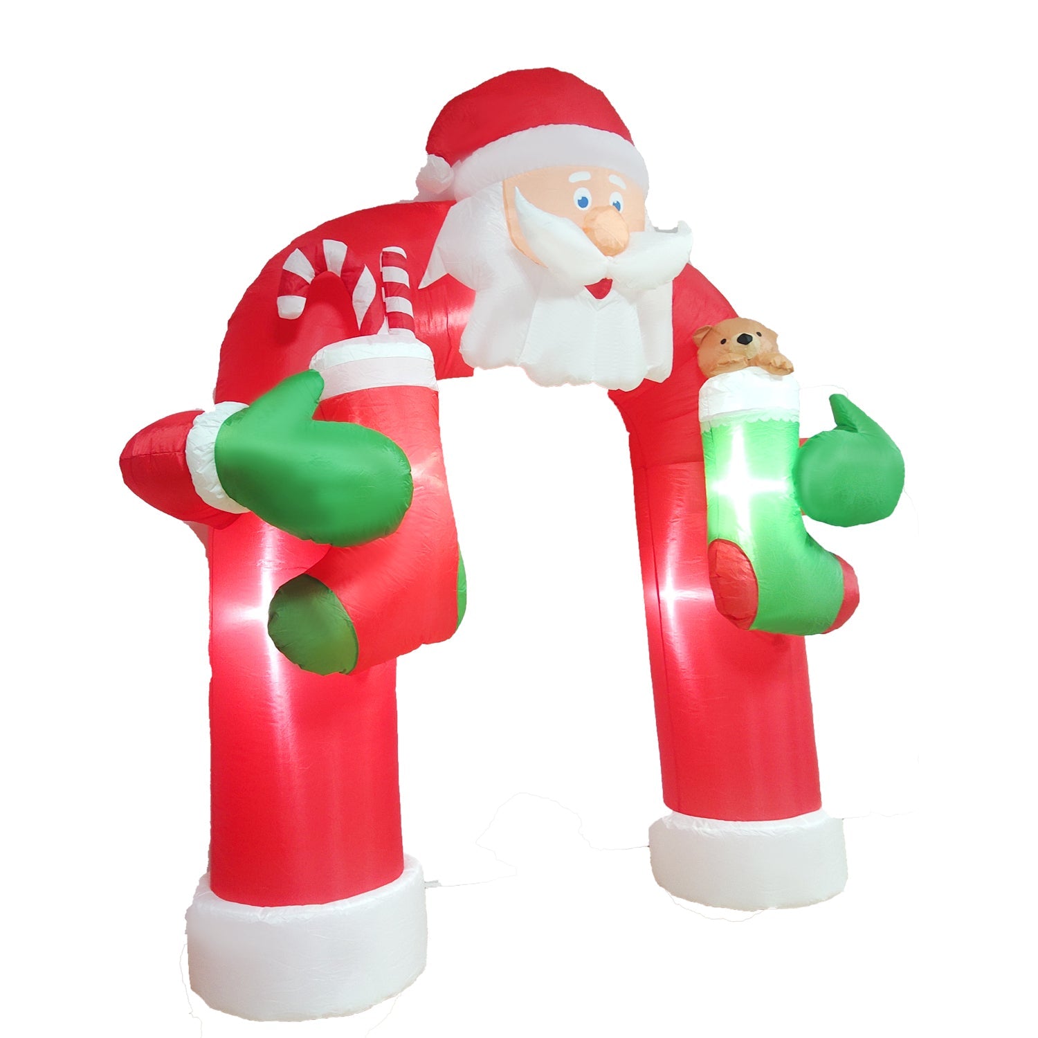 Samland 285CM INFLATABLE SANTA CLAUSE CHRISTMAS ARCHWAY WITH LED LIGHT V1060-ARC240