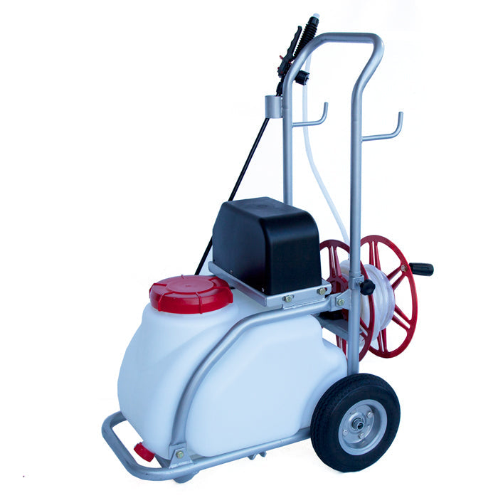 Samland 30L Electric Weed Pest Control Sprayer with Tank 12V Battery Spray Pump Trolley V1060-AT-30M3
