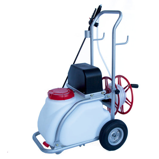 Samland 30L Electric Weed Pest Control Sprayer with Tank 12V Battery Spray Pump Trolley V1060-AT-30M3