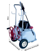 Samland 30L Electric Weed Pest Control Sprayer with Tank 12V Battery Spray Pump Trolley V1060-AT-30M3