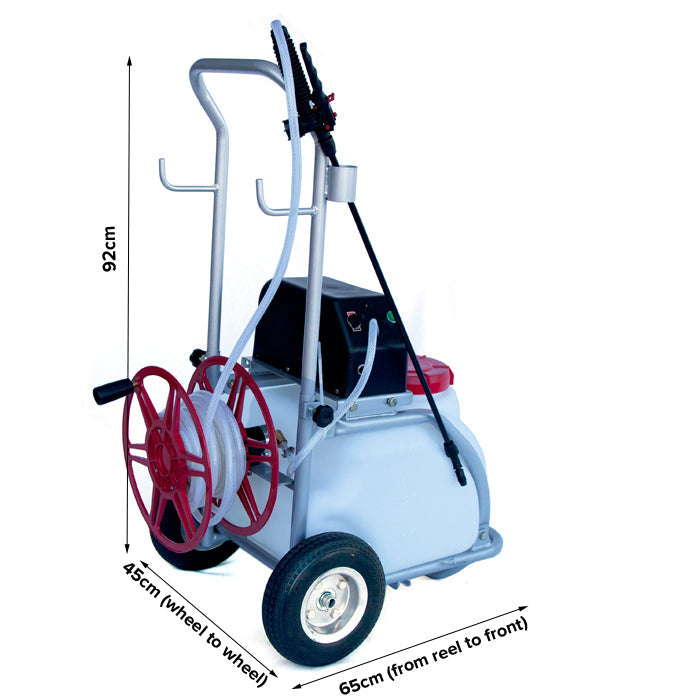 Samland 30L Electric Weed Pest Control Sprayer with Tank 12V Battery Spray Pump Trolley V1060-AT-30M3