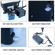 Samland Electric 12V Weed Sprayer & Pest Control Spray Pump Tank Knapsack Battery 16L V1060-BBS16