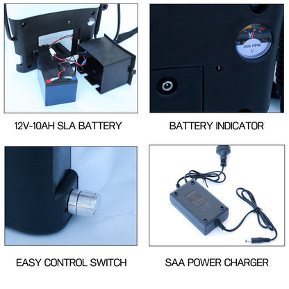 Samland Electric 12V Weed Sprayer & Pest Control Spray Pump Tank Knapsack Battery 16L V1060-BBS16