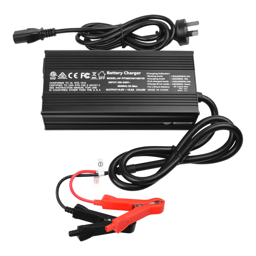 Samland AC/DC 14.6V 15AMP Charger for Lithium Iron Phosphate(Lifepo4)Battery V1060-BCH15A