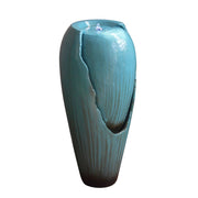 Samland 82CM BROKEN JAR WATER FEATURE FOUNTAIN WITH LED LIGHT BLUE V1060-BPF82G