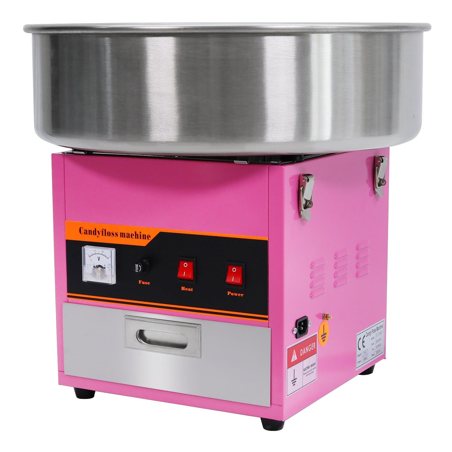 Samland Commercial Cotton Candy Machine Fairy Floss Maker V1060-CFM01