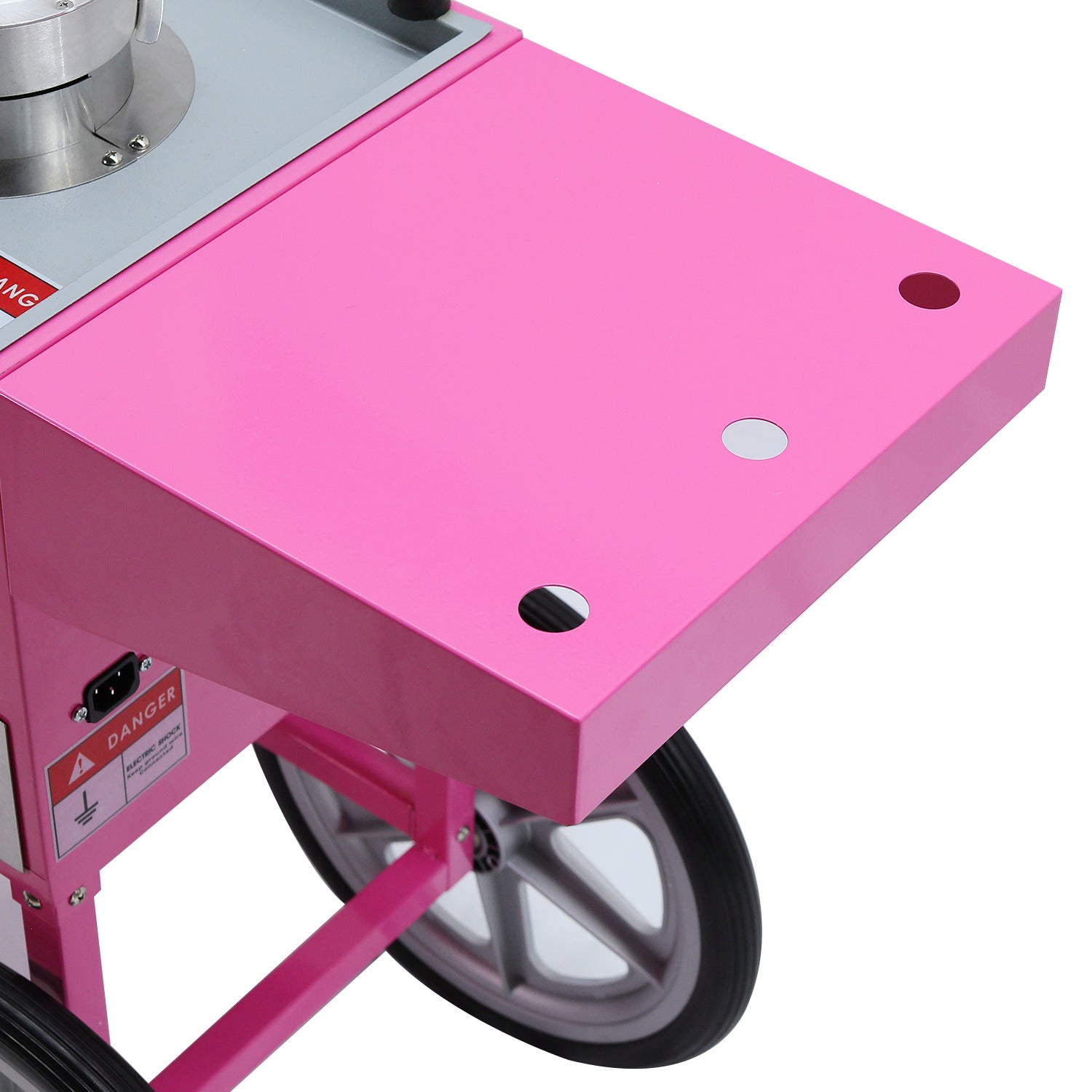 Samland Commercial Fairy Floss Machine with Wheeled Cart V1060-CFM05