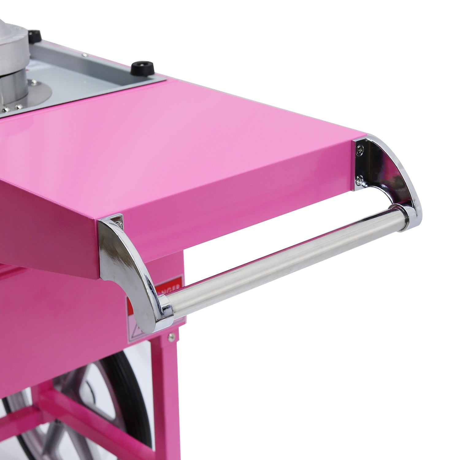 Samland Commercial Fairy Floss Machine with Wheeled Cart V1060-CFM05