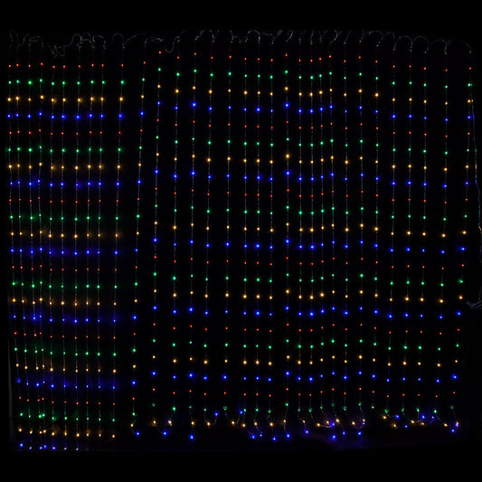 Samland 750 LED 620cmx240cm Copper Wire Curtain Light in Multi Colour V1060-CL750M