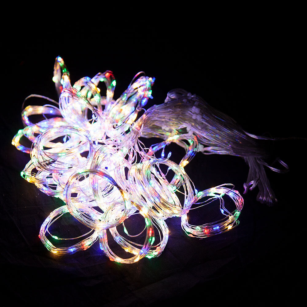 Samland 750 LED 620cmx240cm Copper Wire Curtain Light in Multi Colour V1060-CL750M