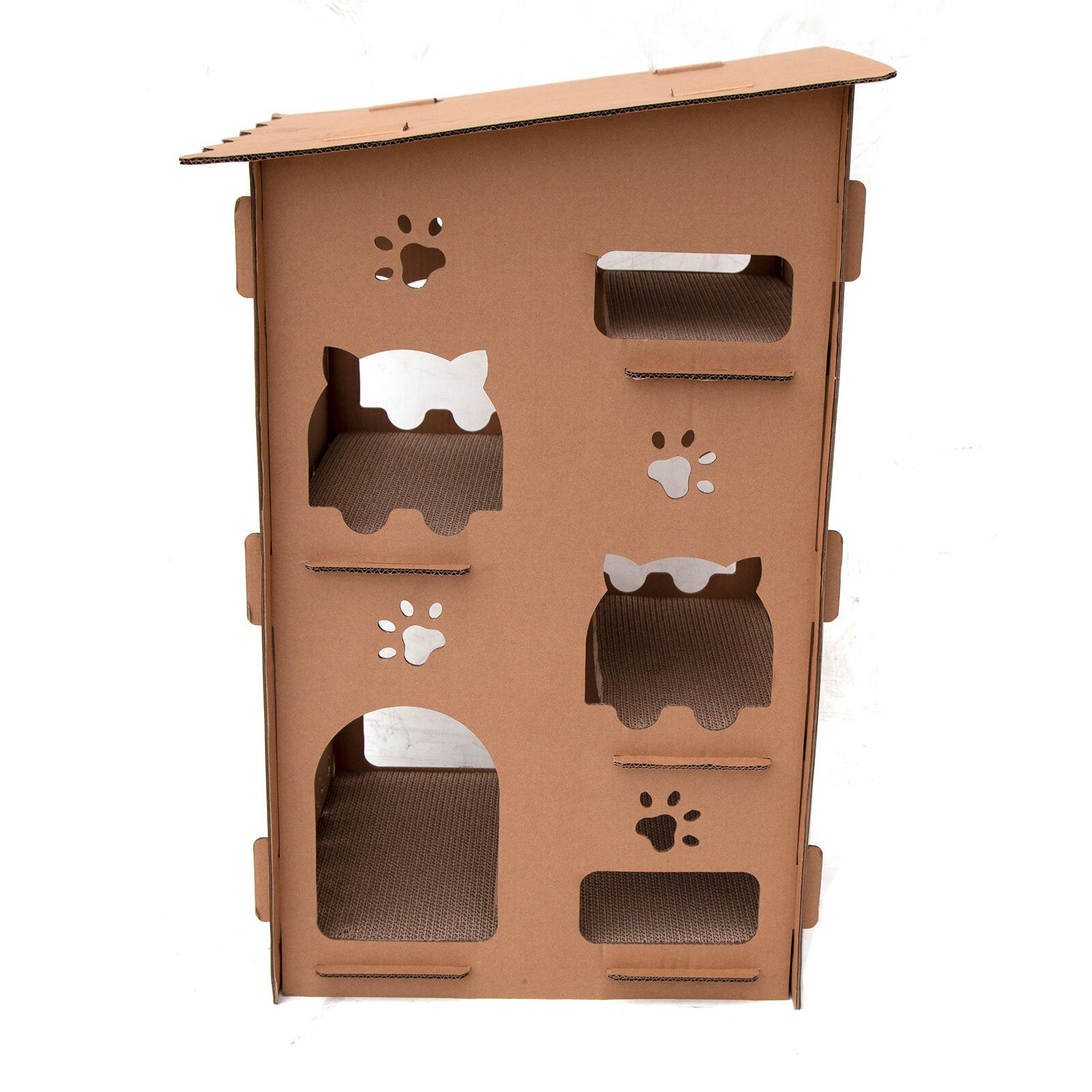Samland CAT SCRATCHING CARDBOARD 4 LEVEL HOUSE V1060-DDG23