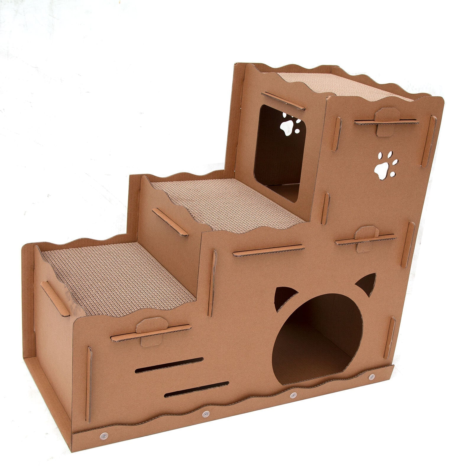 Samland CAT SCRATCHING CARDBOARD 3 LEVEL HOUSE V1060-DDG24